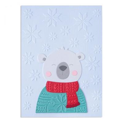 Sizzix Lisa Jones Thinlits Die Set - Cozy Bear